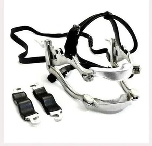 Equine McPherson Speculum (Horse Mouth Gag) With Leather Straps,, - Picture 1 of 4