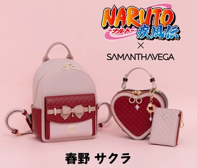 Berloque carteira bolsa NARUTO x Samantha Vega Shippuden colaboração Sakura Haruno - Imagem 1 de 3