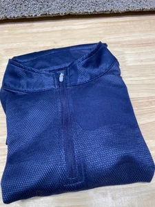 PETER MILLAR Youth XL (13-14) Blue Camo Perth 1/4 Zip Golf Long Sleeve Pullover - Picture 1 of 12