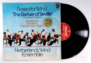 Netherlands Wind Ensemble - Rossini for Wind: Barber of Seville (1977) Vinyl LP - Imagen 1 de 2