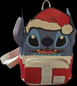 Loungefly Lilo & Stitch Holiday Santa Stitch Mini-Backpack - Picture 1 of 2