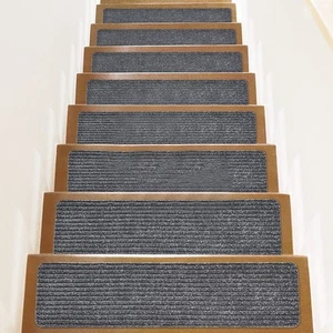 Stair Treads Mats Stair Treads Felt Mats Stair Decor Stair Mats With Push Roller - Picture 1 of 12