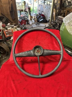 1954 1955 1st Series Chevrolet Truck Original Steering Wheel W/ Hub Chevy 54 55 - Image 1 of 4