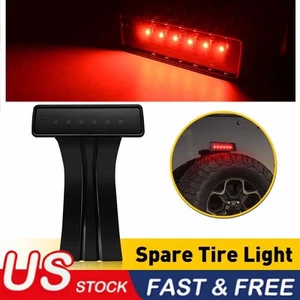 For 2007-2018 Jeep Wrangler JK LED 3rd Brake Lights High Mount Stop Light Smoked - Picture 1 of 11