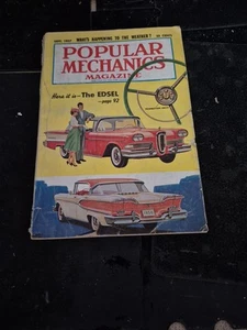 Popular Mechanics Magazine - Sep 1957 EDSEL, War, Crafts, Projects, Records - Picture 1 of 8