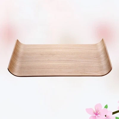  Tablett Quadratisch Quadratisches Teetablett Aus Massivholz Servierplatte - Bild 1 von 4