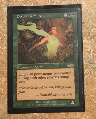 Seedborn Muse Creature Spirit Magic the Gathering 138/145 Adam Rex 1993-2003 - Image 1 of 2