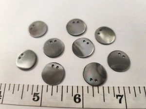 VINTAGE MOTHER OF PEARL THIN MOP BUTTONS Lot of 24 TUZ3572 - Picture 1 of 1