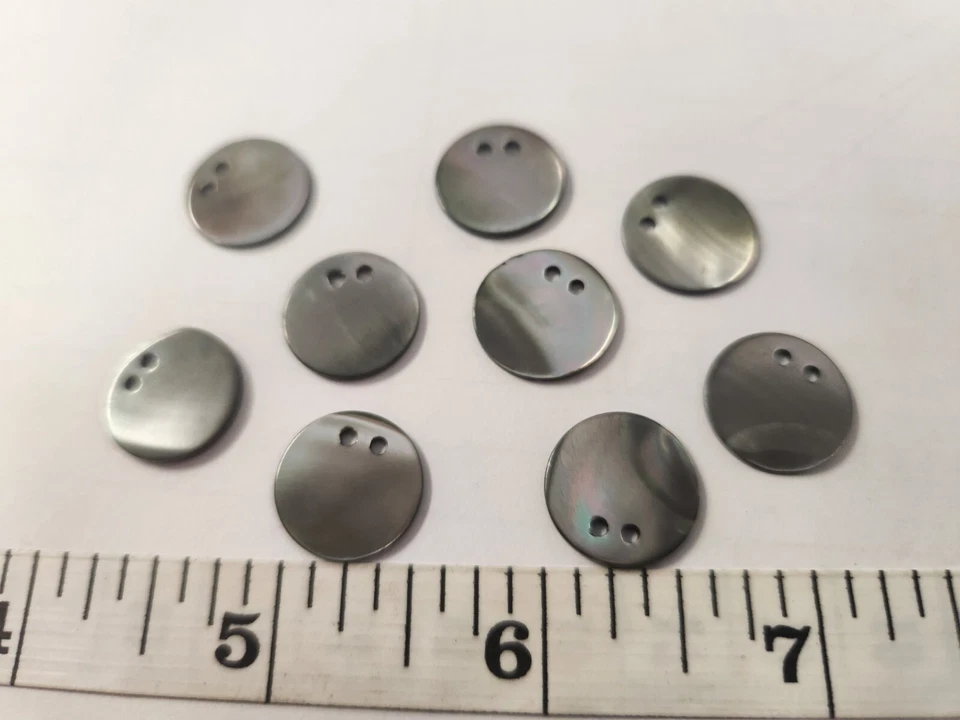 VINTAGE MOTHER OF PEARL THIN  MOP BUTTONS Lot of 24 TUZ3572 - Image 1 of 1
