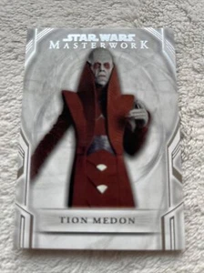2018 Star Wars Masterwork Base Card #14 - Tion Medon - Picture 1 of 1
