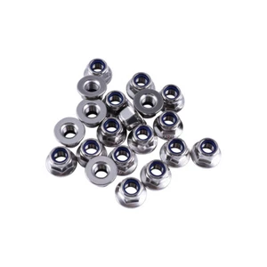M4 M5 M6 M8 M10 Flange Stop Lock Nut Nylon Insert Stainless DIN 6926 10/30PCS - Picture 1 of 16