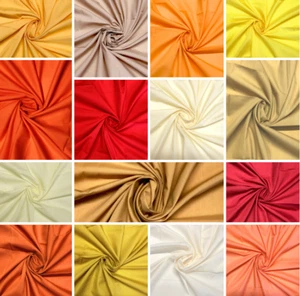 Abito estivo colori autunno semplice tessuto policotone artigiano fodera per bunting - Foto 1 di 14