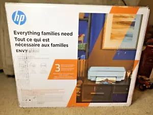 HP ENVY 6458e Wireless Color Inkjet All-In-One Printer Scan Copy No Ink NEW NIB - Picture 1 of 2