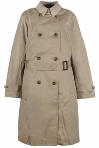 sheego Trenchcoat Mantel Wintermantel Jacke Gehrock Damen Hellbraun Plusgröße - Picture 1 of 5
