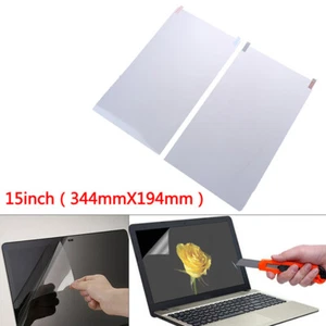 1Pc 15 inch Monitor Laptop LCD Clear Screen Guard LED Protector Film Cover-f` - Zdjęcie 1 z 13