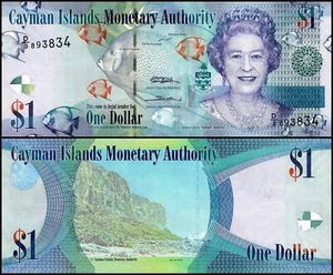 Islas Caimán 1 dólar, 2010, P-38c, UNC - Imagen 1 de 1