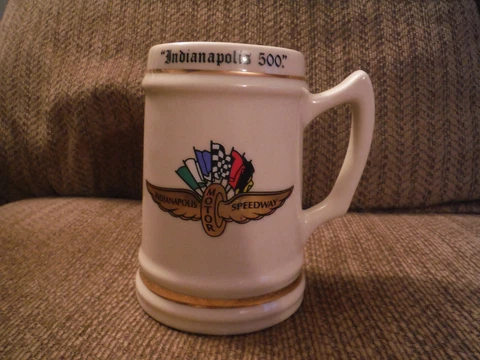 Indianapolis Indy 500 Winners Beer Stein Mug 28 oz - 1911 - 2001 Cover