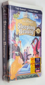 SLEEPING BEAUTY New VHS Sealed Original Walt Disney's Masterpiece 1959 Animated - Imagen 1 de 4