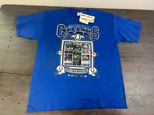 Vintage 1996 Indianapolis Colts T-Shirt 1996 New With Tags Upper Deck Size XL