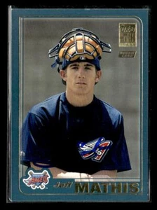 2001 Topps Traded & Rookies #T258 Jeff Mathis IN PERSON AUTO! - Picture 1 of 2