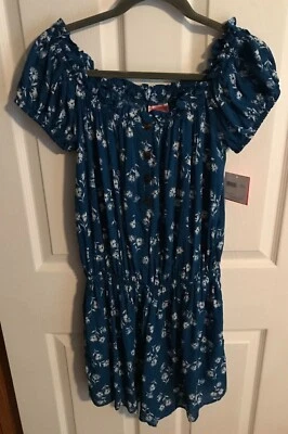 Mameluco Kate Spade Diente de León Floral Fuera del Hombro Natación Cubrir - Nuevo con Etiquetas Foto 1 de 4