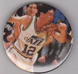 John Stockton Utah Jazz 2009 NBA Hall of Famer 2" Pin Back Button #1 - Bild 1 von 2