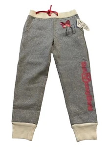 Disney Parks Size Small Kids Shimmer Grey/Tan/Pink Minnie Mouse Sweatpants NWT 6 - Picture 1 of 7