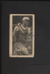 1923 W572 Baseball Strip Card Jack Smith