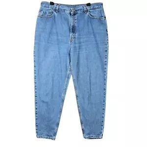 VTG Levis 550 Jeans Womens 18W Short Relaxed Fit Tapered Mom High Waist Y2K 2001 - Picture 1 of 11