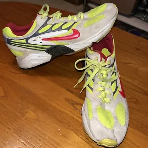 Vintage Nike Ghost Racer Zoom US 10 NEON Running Tailwind Waffle RARO Zm AIr Max - Foto 1 di 14