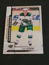 2017-18 O-Pee-Chee OPC Platinum LUKE KUNIN #198 Marquee Rookie RC