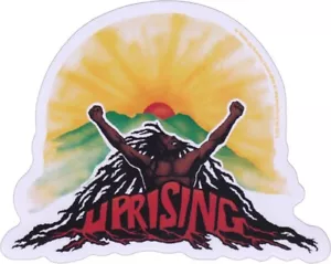 Sticker - Bob Marley Uprising Album Cover Art Repro 5" x 3.88" Die Cut #10333 - Picture 1 of 1