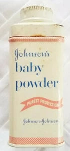 Vintage Werbedose Johnson's Babypuder 1960 Metall Talkum 1,25 Oz. - Bild 1 von 7