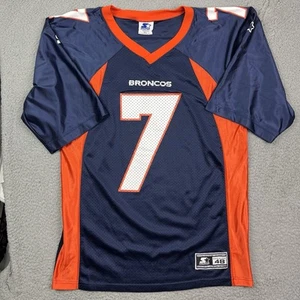 Vintage John Elway #7 Denver Broncos NFL Starter Trikot Gr. L 48 Made In USA - Bild 1 von 8