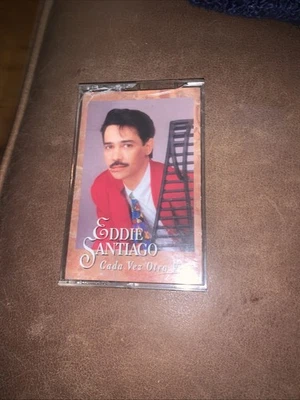EDDIE SANTIAGO - CADA VEZ OTRA VEZ - 1993 MEXICAN TAPE ALBUM, SALSA - Image 1 of 4