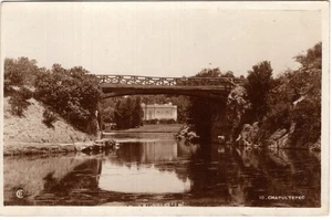 MEXIKO - CHAPULTEPEC BRÜCKE, ECHTFOTO 1921 - Bild 1 von 2