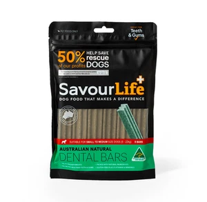 SavourLife Dental Bars For Sml/Med Dog (8 Pack)ZZZ - Picture 1 of 3