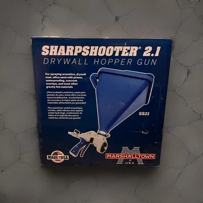 ОФИЦИАЛЬНЫЙ универсальный текстурный спрей для гипсокартона Marshalltown SharpShooter 2.1 Hopper Gun - Изображение 1 из 4