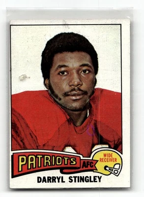 1975 topps football #238 darryl stingley new england patriots - Image 1 of 2