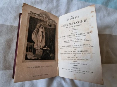 The Works of Aristotle (1830) Antique Philosophy Medical knowledge Masterpiece - Image 1 of 4