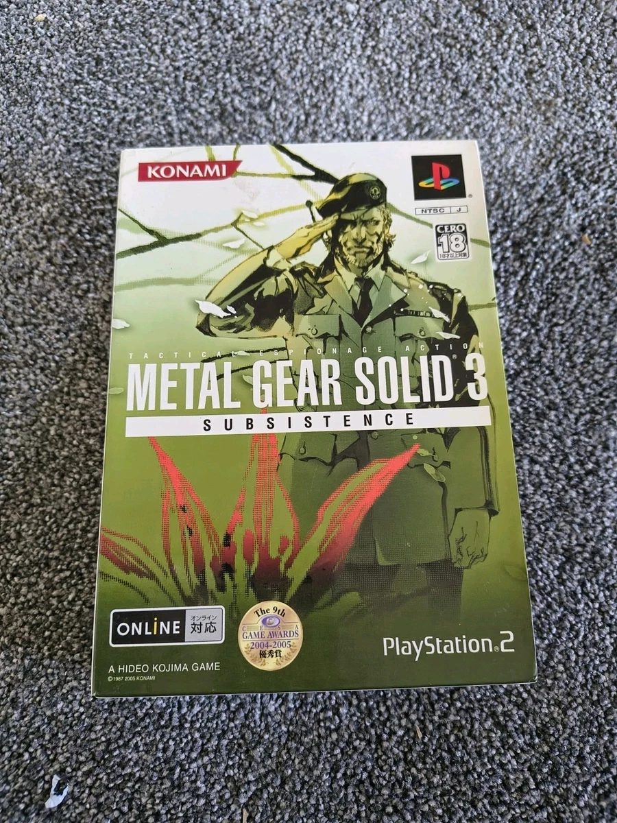 Metal Gear Solid 3: Subsistence NTSC-J (Japan) Video Games for