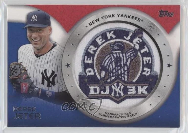 2014 Topps Manufactured Commemorative Patch Derek Jeter #CP-10 Patch HOF - Image 1 of 2