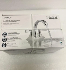 Kohler Maxton 4" Centerset Bathroom Faucet Chrome Finish - Picture 1 of 1