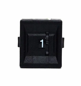 1set Thumbwheel BCD Switch 1-Digit + Cap TF51 GTF511221 0~9 Scale H=18mm Hampolt - Picture 1 of 11