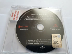 CD PROMO - MARCO MORANDI " PERFETTI SCONOSCIUTI - NUOTO A FARFALLA" RICORDI BMG - Picture 1 of 2