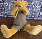 Vintage Merrythought Limited Edition Mohair Teddy Bear W/Slingshot