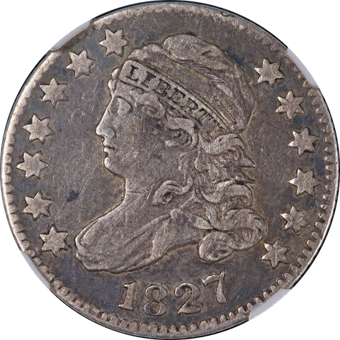 1827 Bust Dime NGC VF30 Superb Eye Appeal Strong Strike Cover