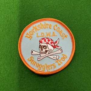 Yorkshire Coast LDWA Smugglers Trod Walking Hiking Cloth Patch Badge (L3K) - Picture 1 of 2