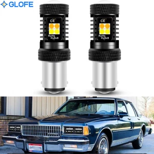 2X 2057NA Switchback LED Turn Signal Light Bulbs For 1980-1986 Chevrolet Caprice - Picture 1 of 11