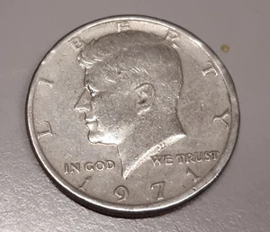 Mezzo Dollaro Stati Uniti Kennedy 1971 - Argento - 637 - Foto 1 di 2